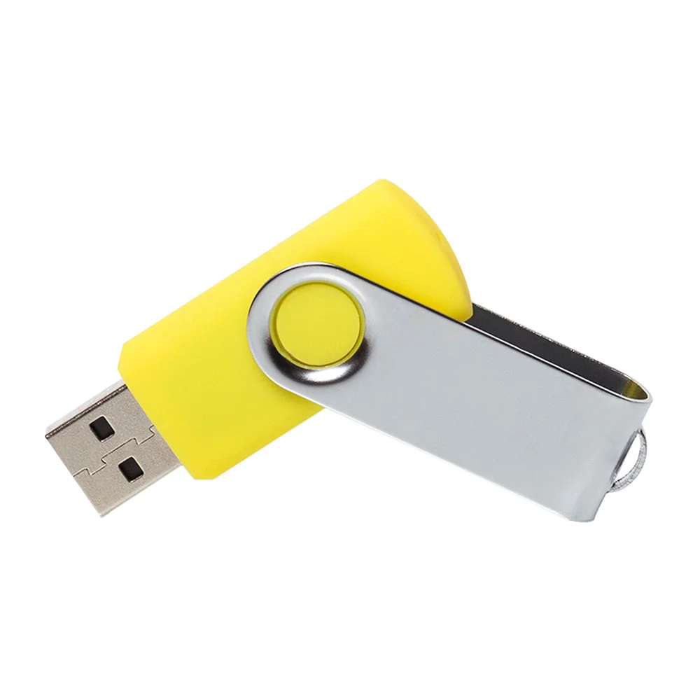 Флешка Пластиковая Твистер \Twister\ S215 желтый 4 Гб - фото 2