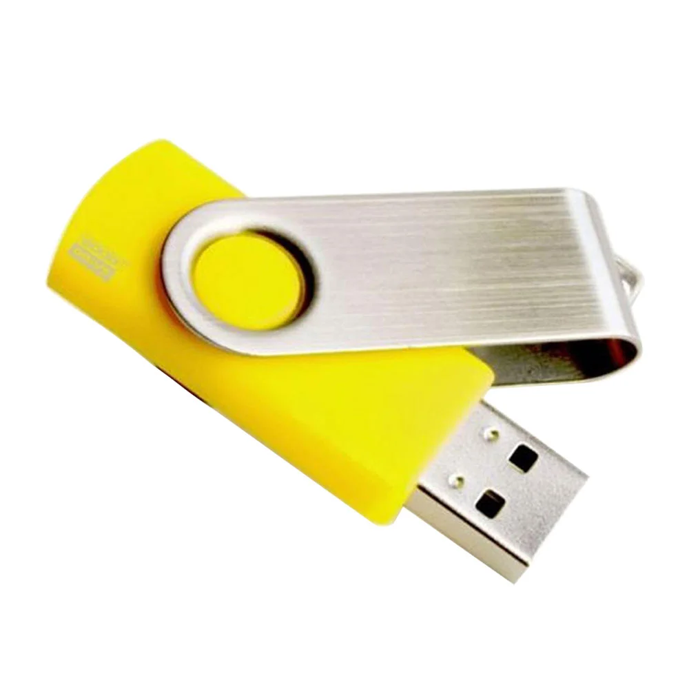 Флешка Пластиковая Твистер \Twister\ S215 желтый 4 Гб - фото 3