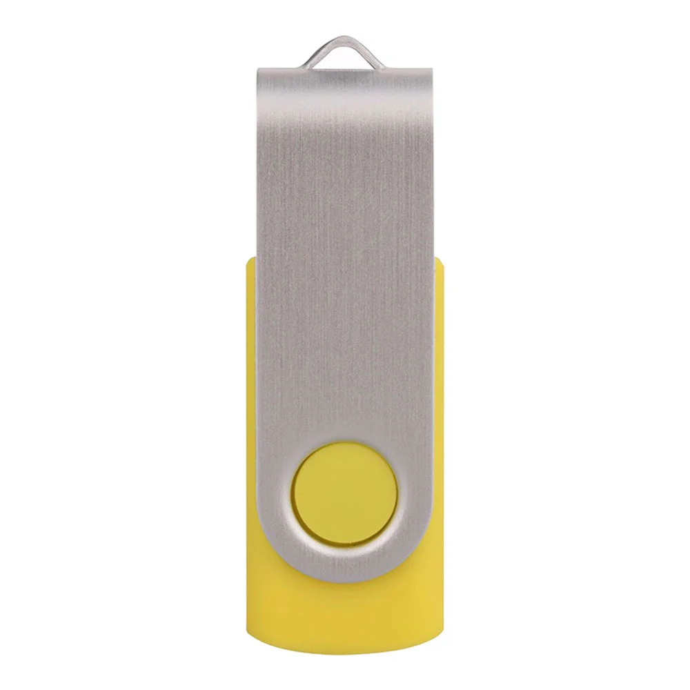 Флешка Пластиковая Твистер \Twister\ S215 желтый 4 Гб - фото 4