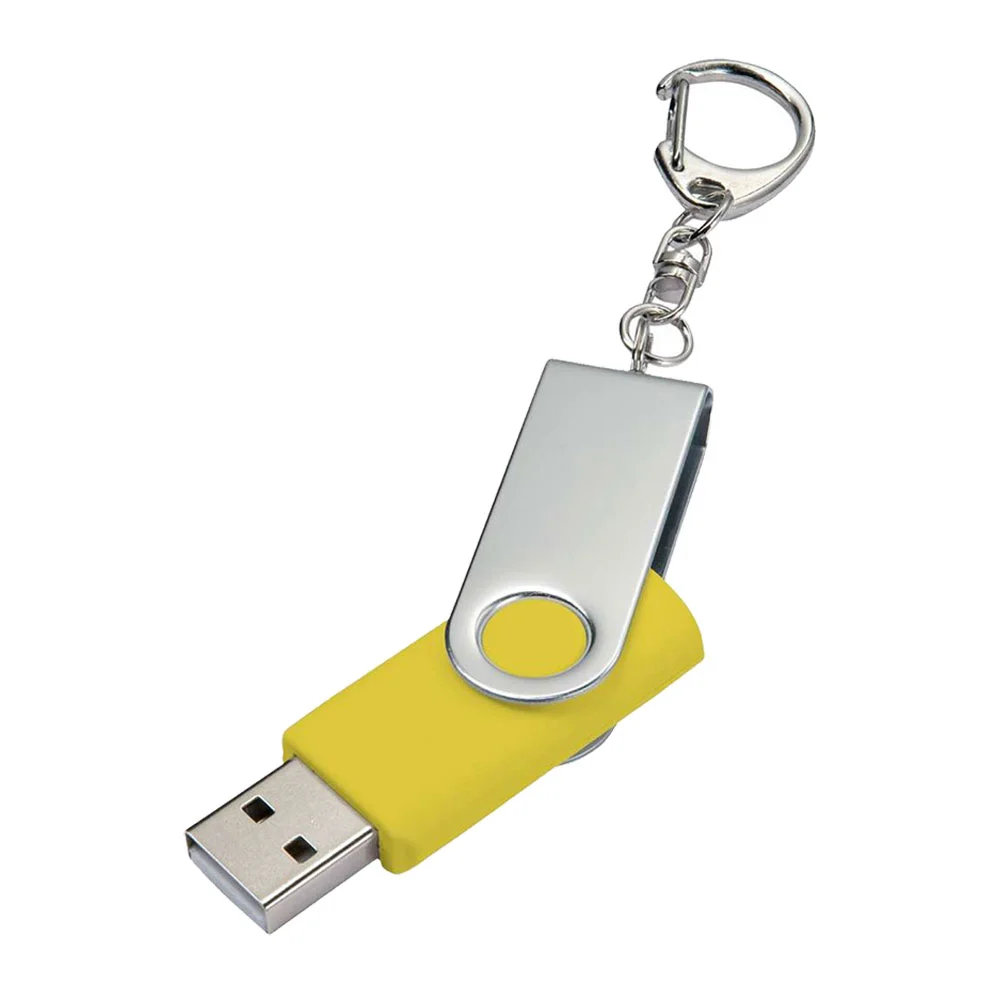 Флешка Пластиковая Твистер \Twister\ S215 желтый 4 Гб - фото 6