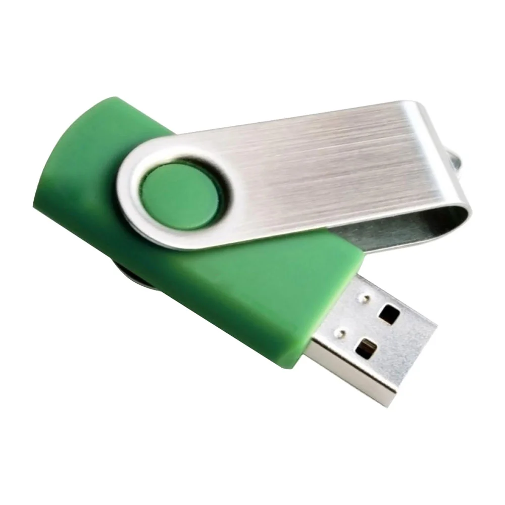 Флешка Пластиковая Твистер \Twister\ S215 зеленый 4 Гб - фото 2