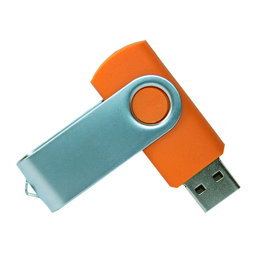 Флешка Пластиковая Твистер \Twister\ S215 оранжевый 4 Гб - фото 2