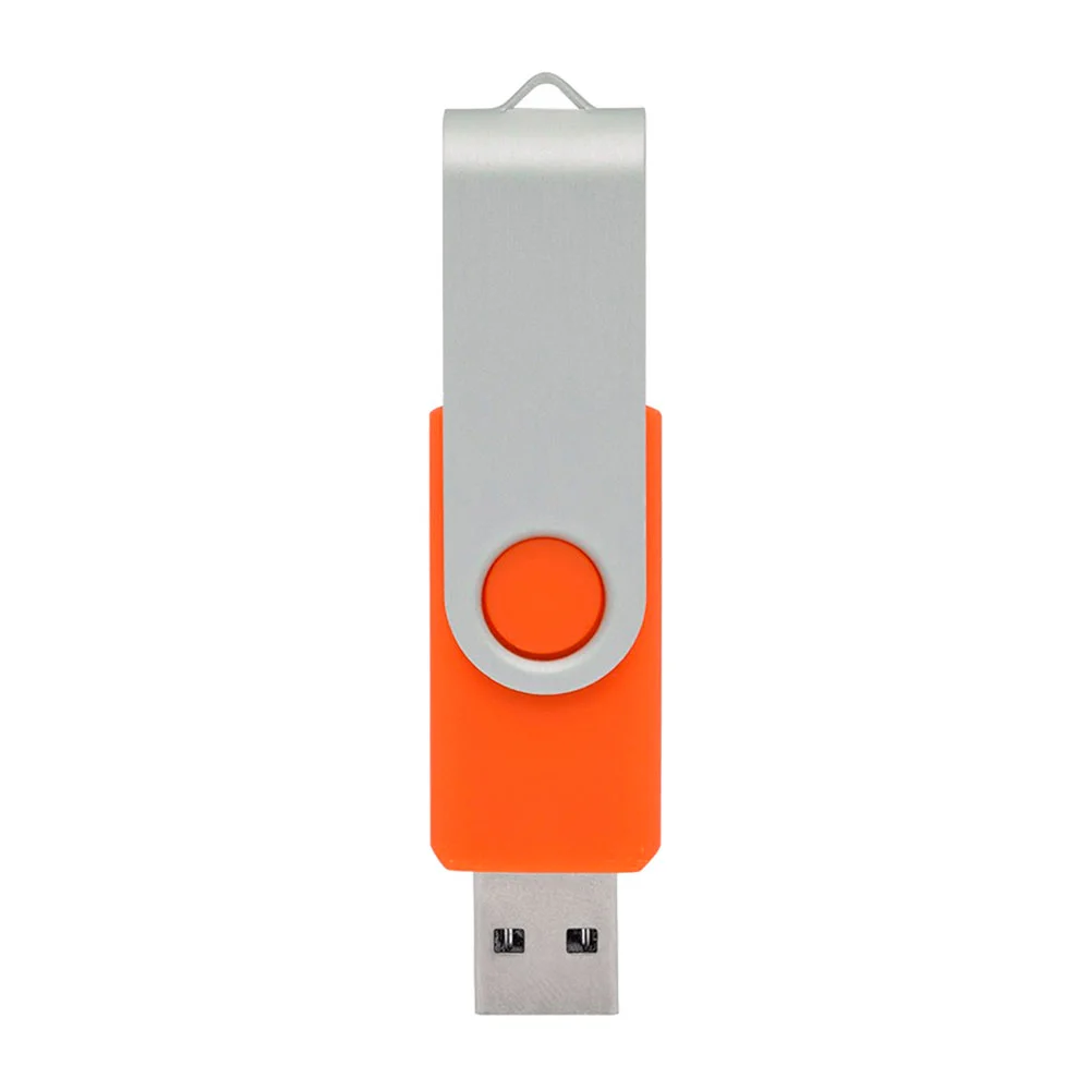 Флешка Пластиковая Твистер \Twister\ S215 оранжевый 4 Гб - фото 4