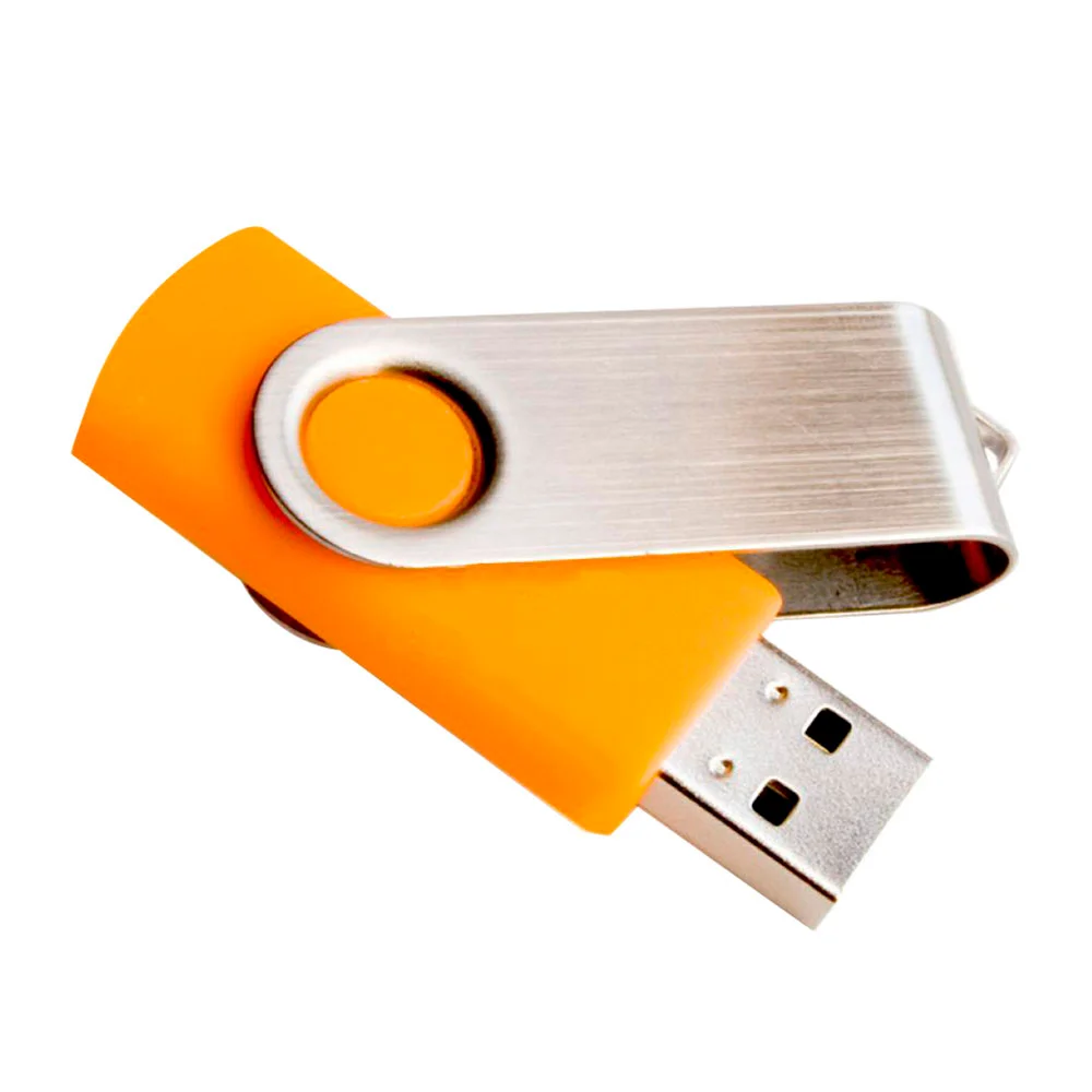 Флешка Пластиковая Твистер \Twister\ S215 оранжевый 4 Гб - фото 5