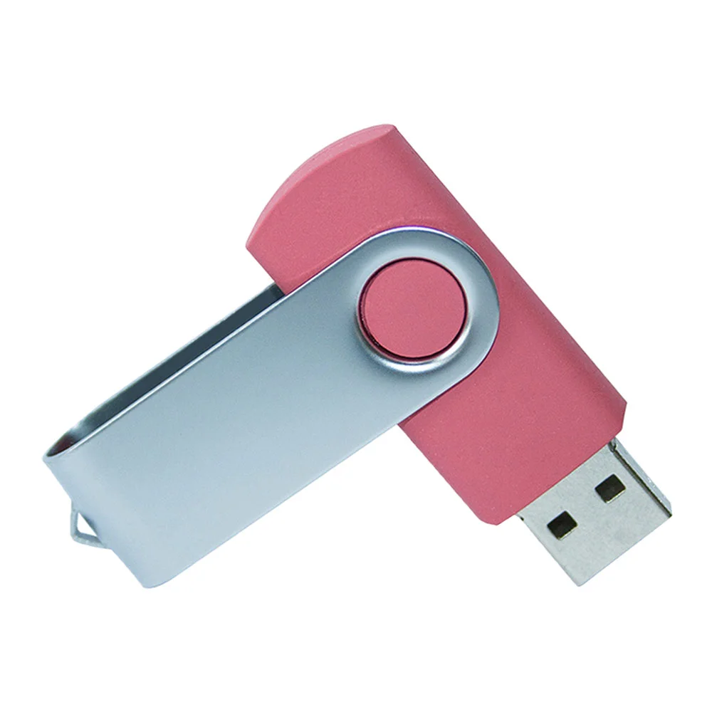 Флешка Пластиковая Твистер \Twister\ S215 розовый 4 Гб - фото 2