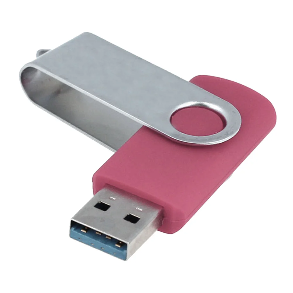 Флешка Пластиковая Твистер \Twister\ S215 розовый 4 Гб - фото 4