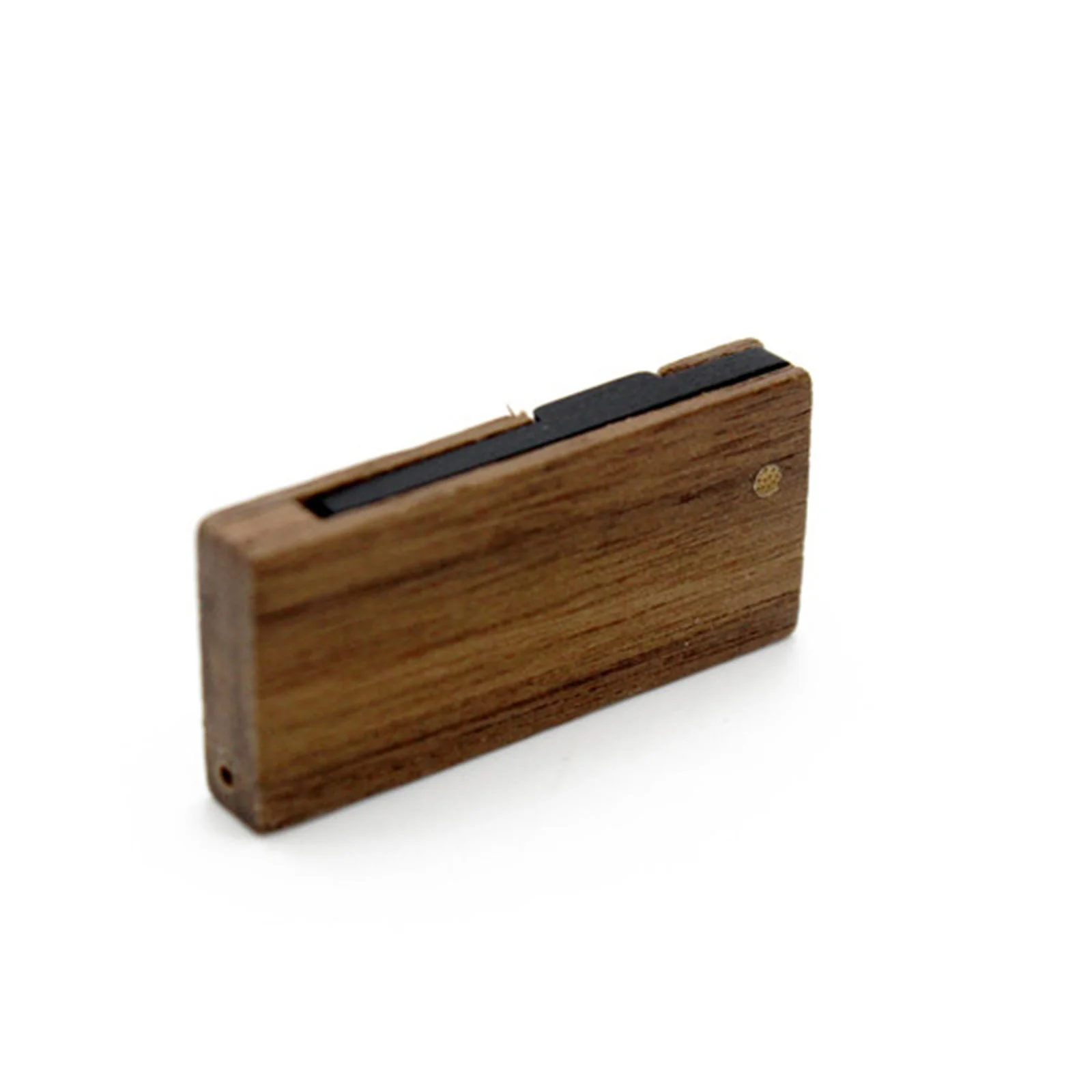 Флешка Деревянная Твистер Микро Twister Micro Wood F216 коричневый 1 Гб - фото 2