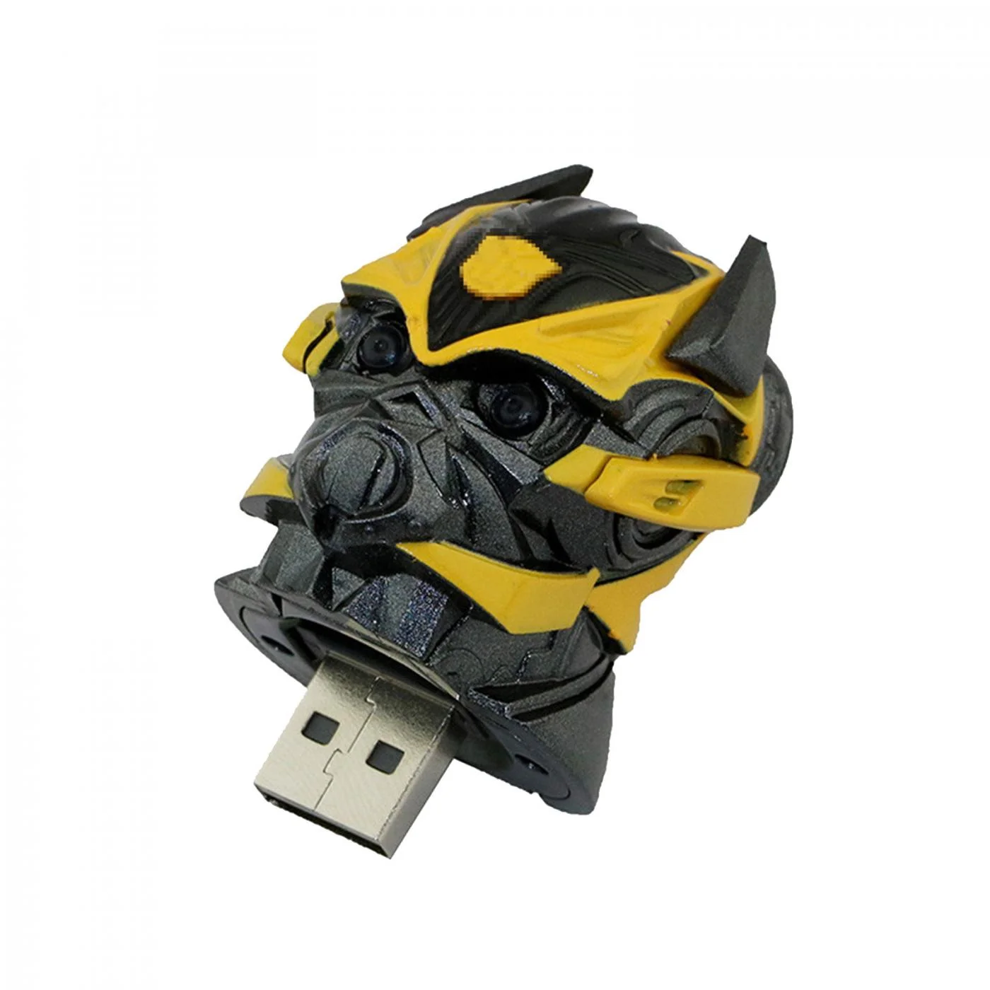 Флешка Пластиковая Бамблби "Bumblebee" S219 черный/желтый 4 Гб - фото 10