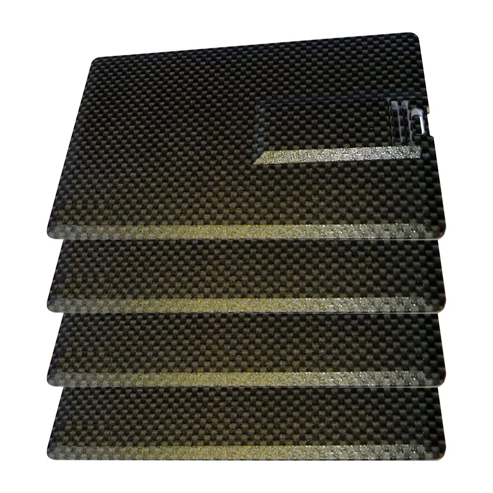Флешка Карбоновая Визитка Business Card Carbon L222 черный 4 Гб - фото 8