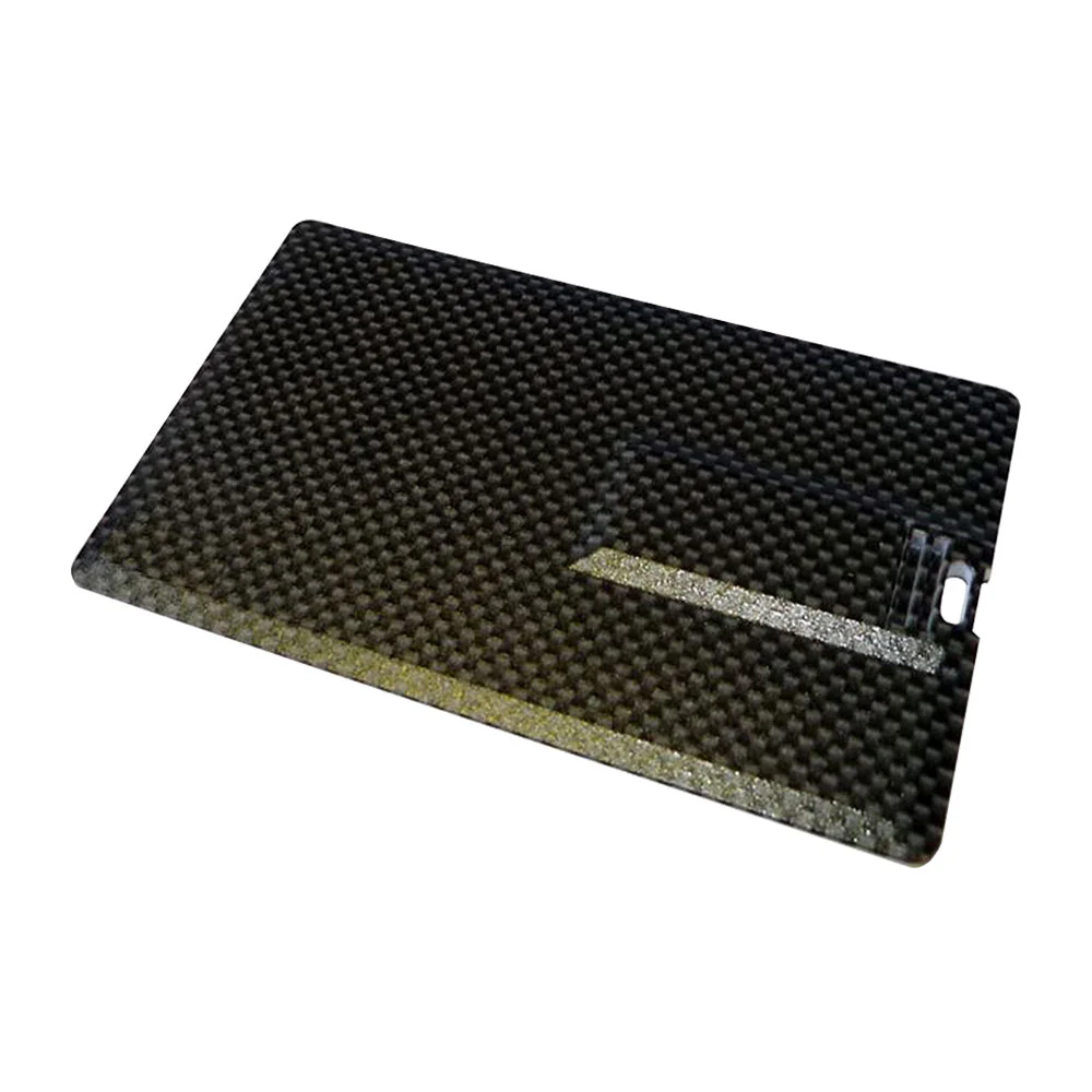 Флешка Карбоновая Визитка Business Card Carbon L222 черный 16 Гб - фото 3