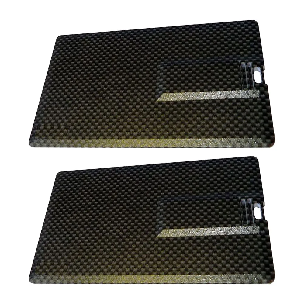 Флешка Карбоновая Визитка Business Card Carbon L222 черный 16 Гб - фото 5