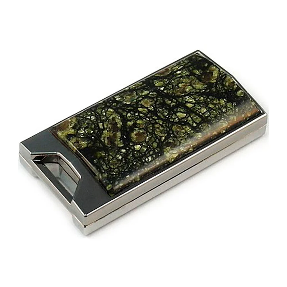 Флешка Каменная Змеевик Serpentine Stone F G227 зеленая 8 Гб - фото 1