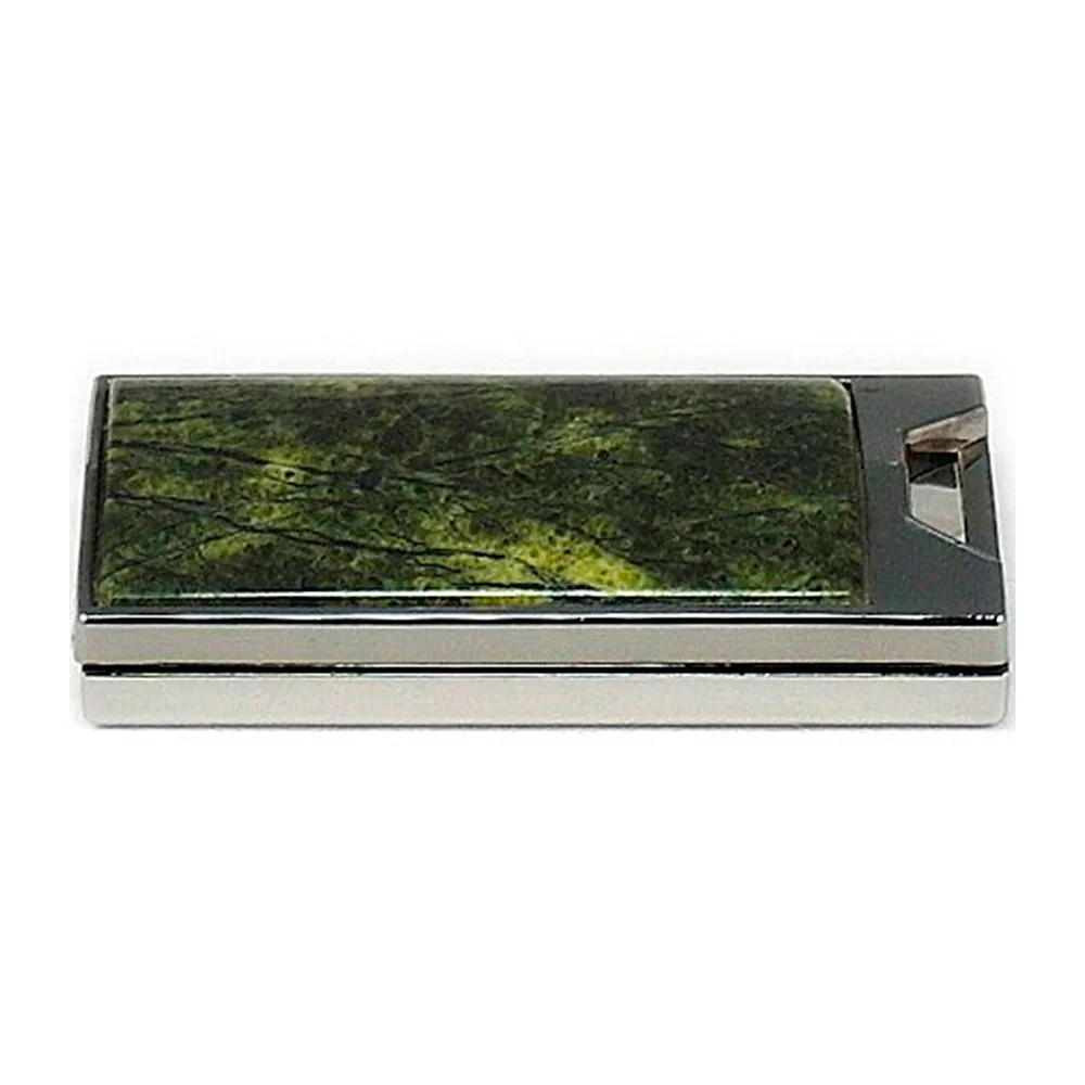 Флешка Каменная Змеевик Serpentine Stone B G227 зеленая 8 Гб - фото 4