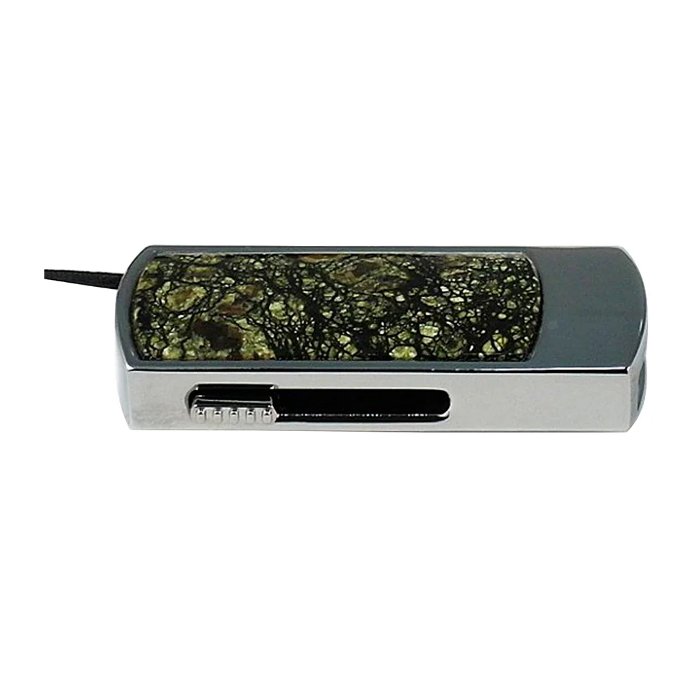 Флешка Каменная Змеевик Serpentine Stone H G227 коричневая 64 Гб - фото 4