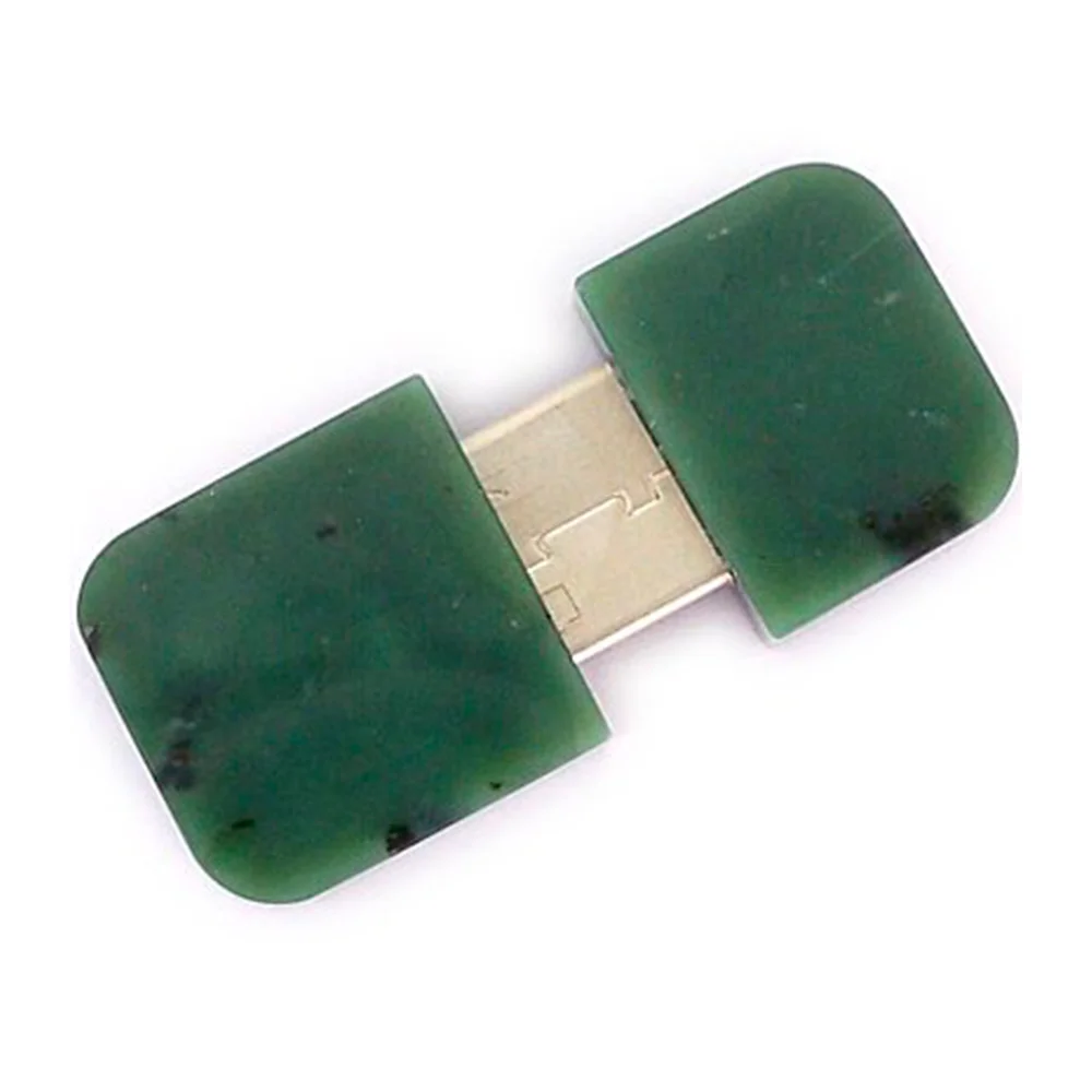 Флешка Каменная Змеевик Serpentine Stone Z G227 зеленая 128 Гб - фото 3