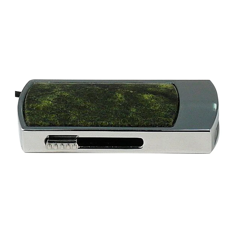 Флешка Каменная Змеевик Serpentine Stone L G227 зеленая 2 Гб - фото 4