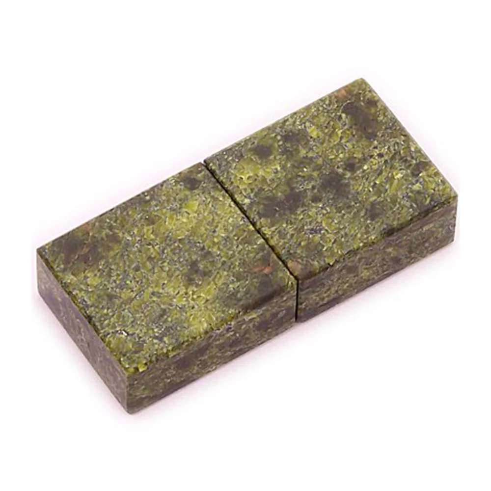 Флешка Каменная Змеевик Serpentine Stone S G227 зеленая 2 Гб - фото 1