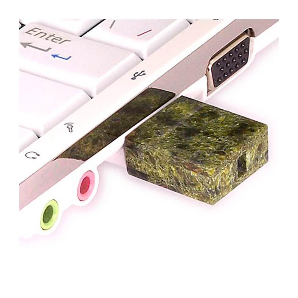 Флешка Каменная Змеевик Serpentine Stone S G227 зеленая 4 Гб - фото 5