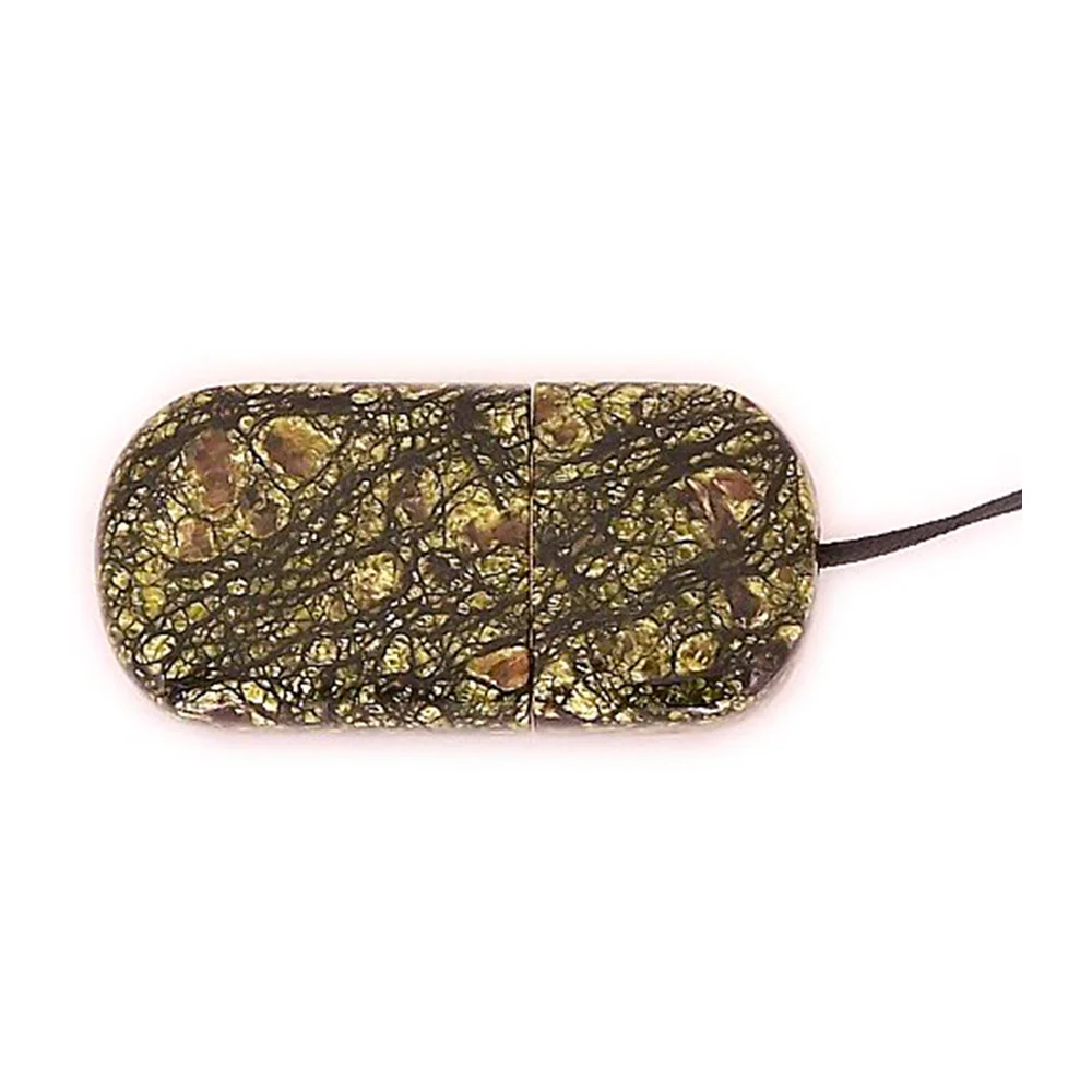 Флешка Каменная Змеевик Serpentine Stone T G227 коричневая 128 Гб - фото 3