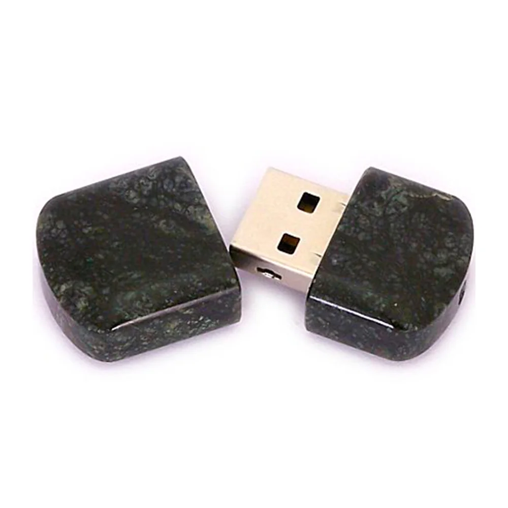 Флешка Каменная Змеевик Serpentine Stone X G227 черная 4 Гб - фото 2