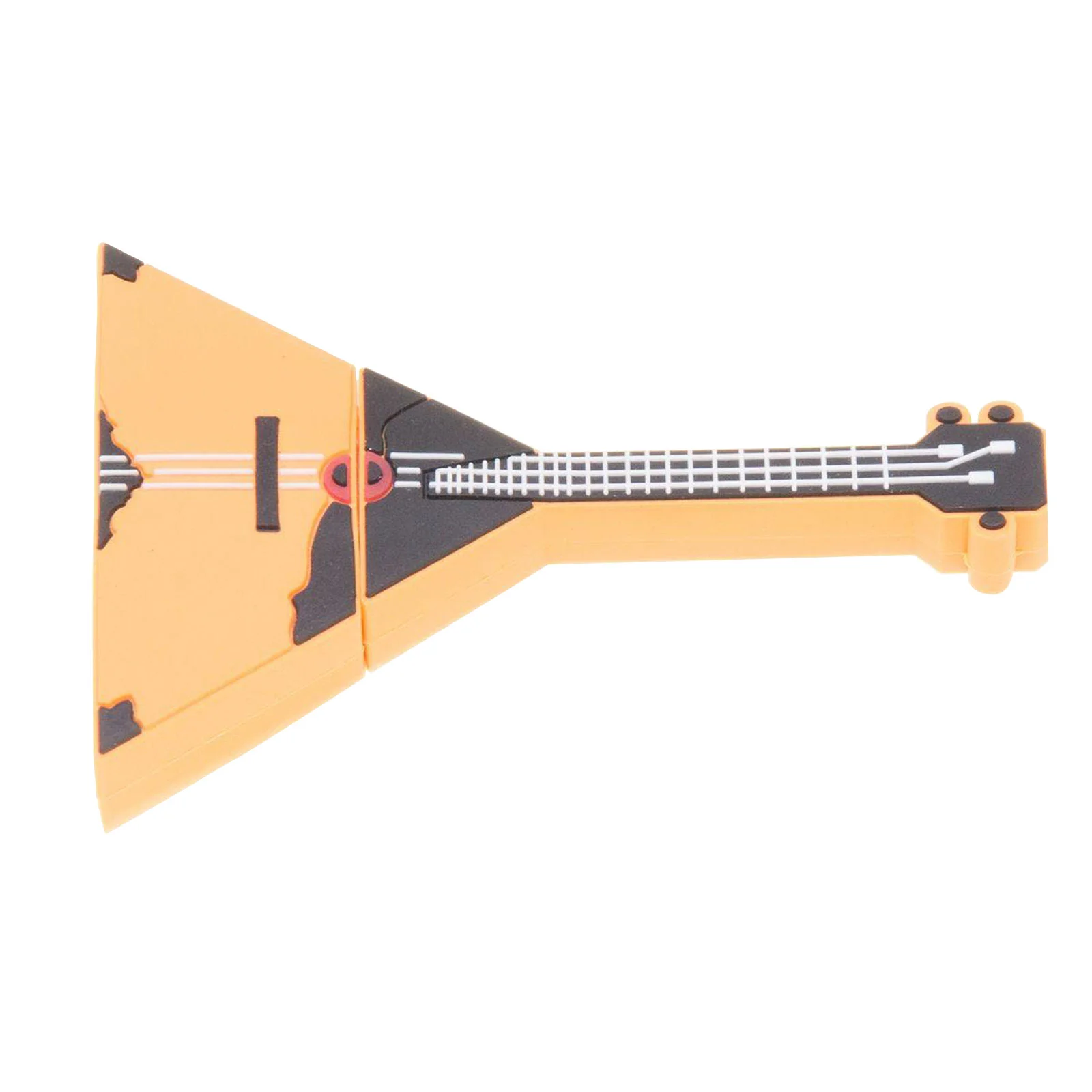 Флешка Резиновая Балалайка Balalaika Q231 бежевый 16 Гб - фото 3
