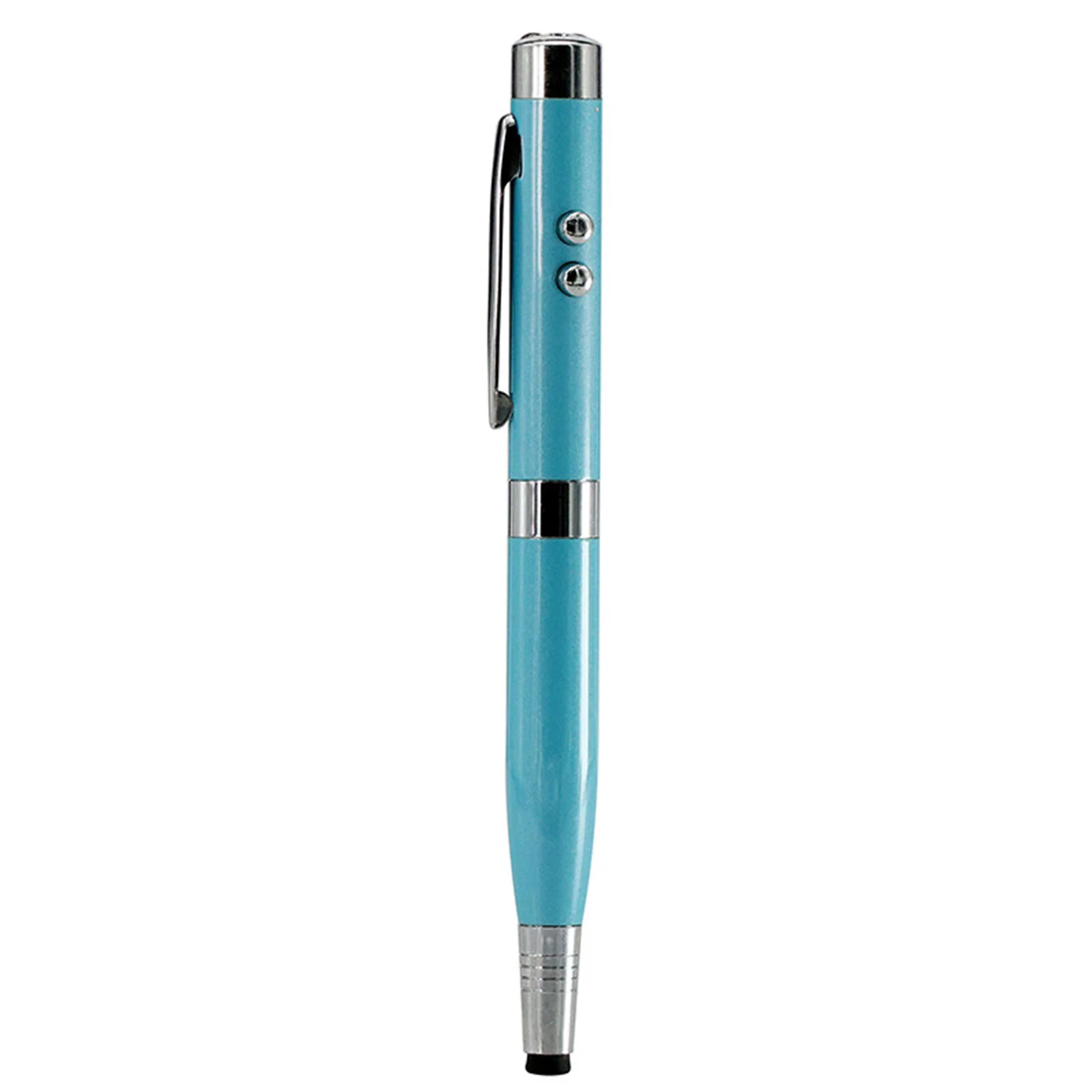 Флешка Металлическая Ручка Лазерная указка WBR Стилус Pen Laser Stylus R233 голубой 64 ГБ - фото 1
