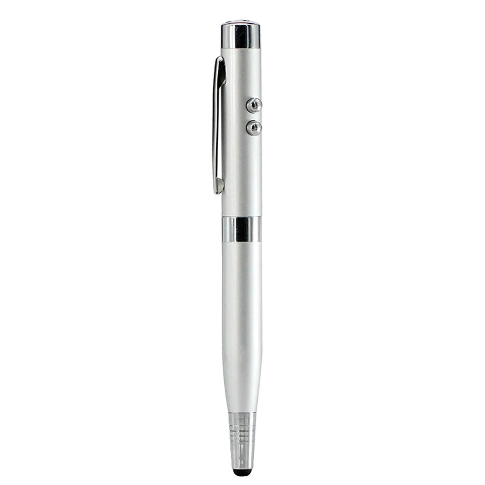 Флешка Металлическая Ручка Лазерная указка WBR Стилус Pen Laser Stylus R233 серебряный 512 ГБ - фото 1