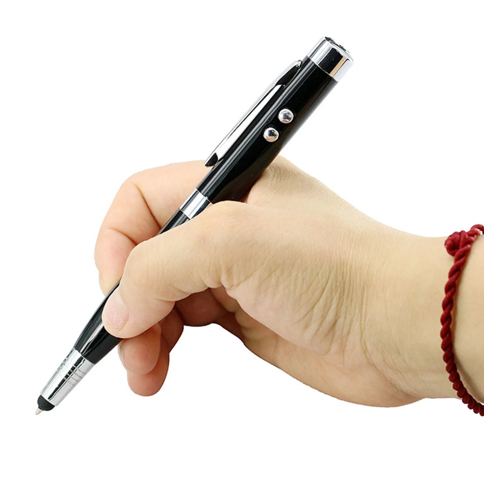 Флешка Металлическая Ручка Лазерная указка WBR Стилус Pen Laser Stylus R233 черный 512 ГБ - фото 3