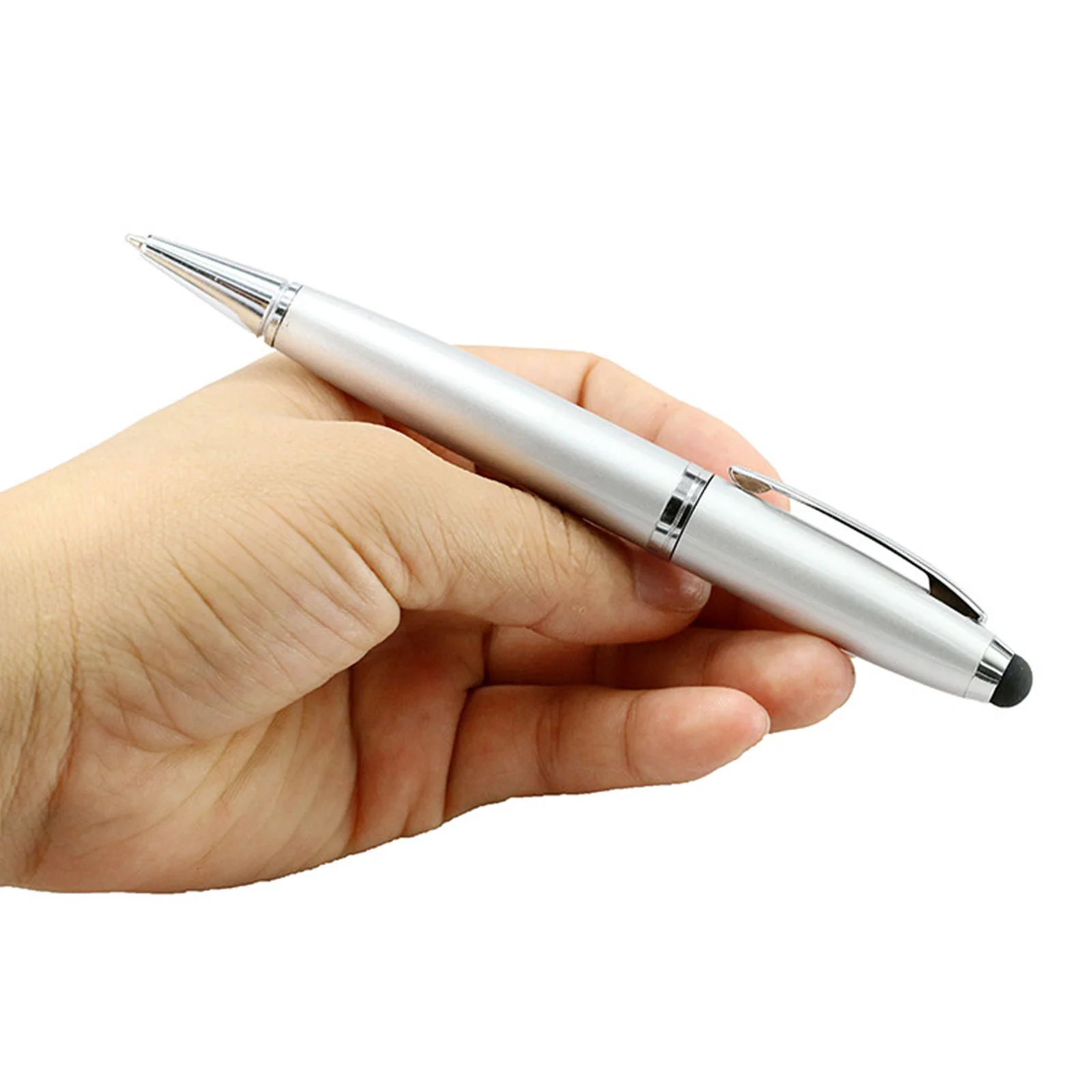Флешка Металлическая Ручка Стилус Pen Stylus R234 серебряный 256 Гб - фото 6