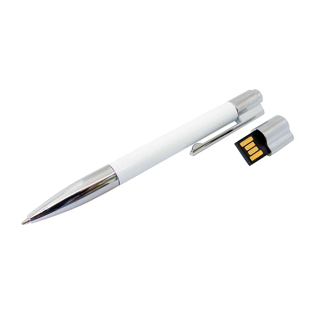 Флешка Пластиковая Ручка Бактрон Bactron Pen S235 белый 8 Гб - фото 3