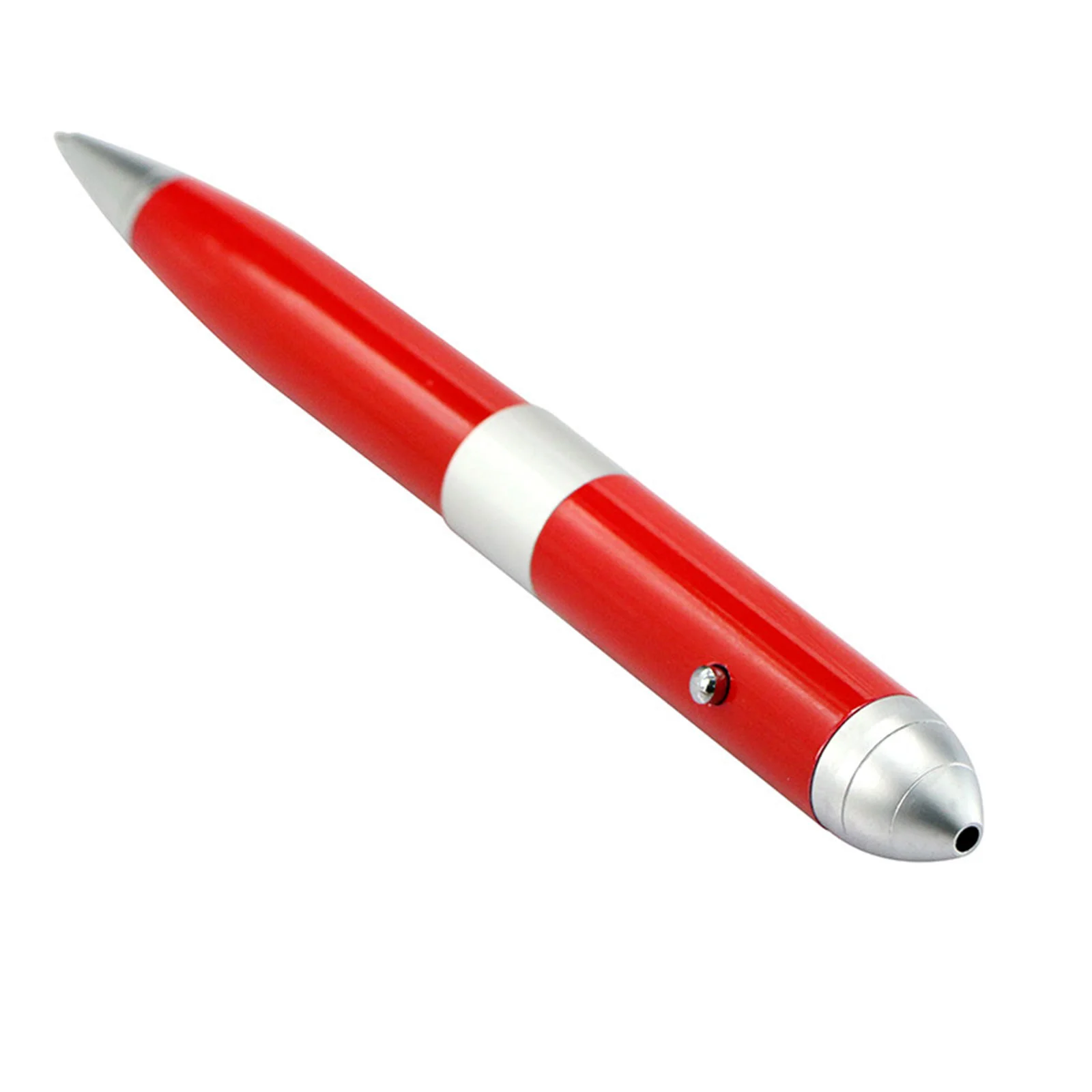 Флешка Металлическая Ручка Лазерная указка Конус Laser Conus Pen R236 красный 1 Гб - фото 2