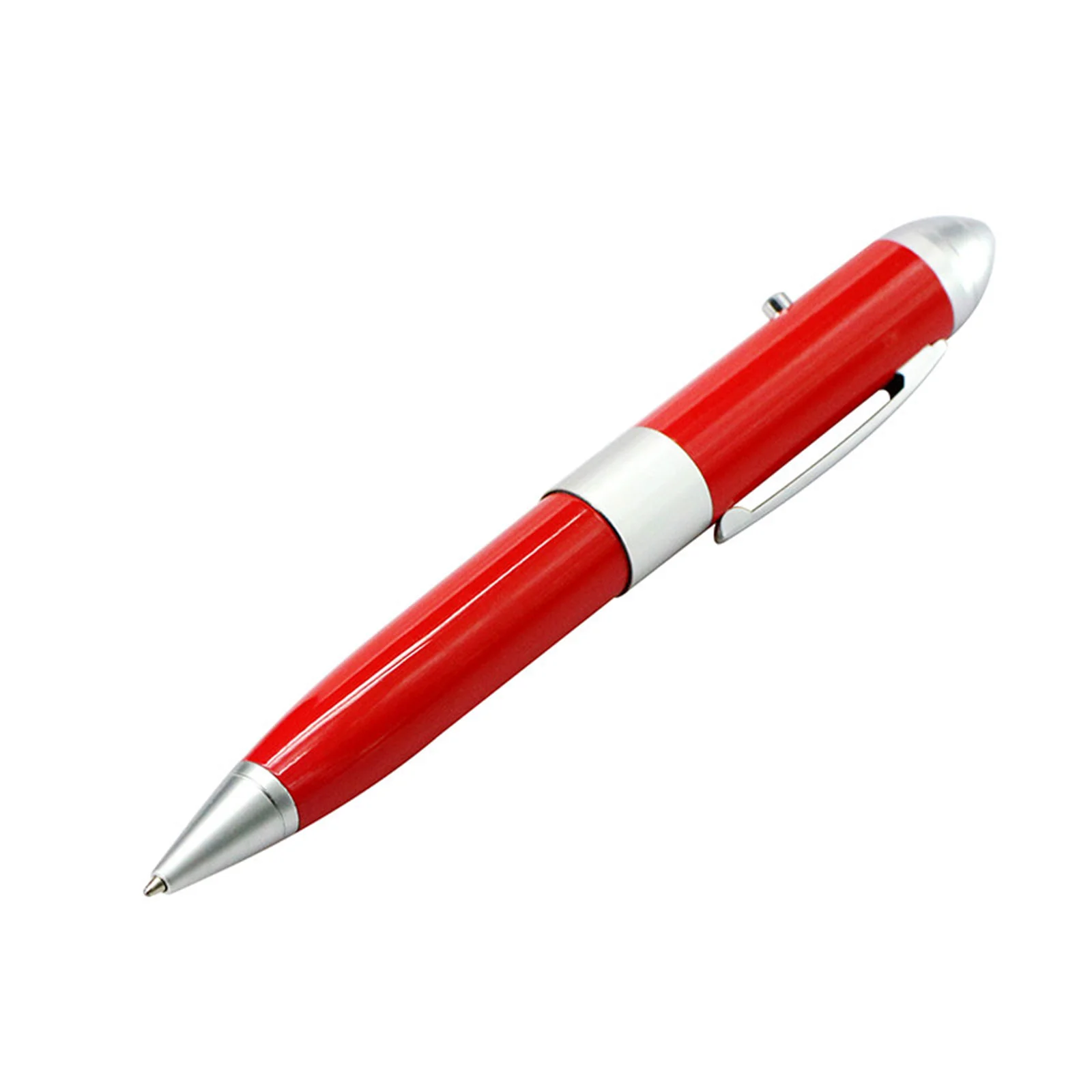 Флешка Металлическая Ручка Лазерная указка Конус Laser Conus Pen R236 красный 8 Гб - фото 6