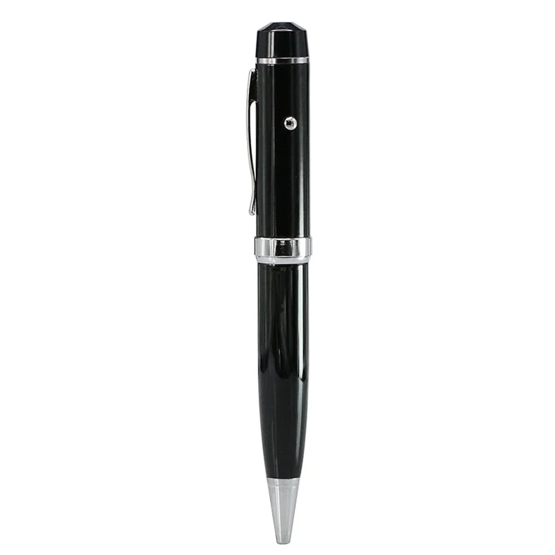 Флешка Металлическая Ручка Лазерная указка Кустис Laser Kystis Pen R238 черная 16 Гб - фото 1
