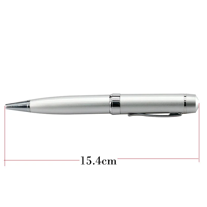 Флешка Металлическая Ручка Лазерная указка Кустис Laser Kystis Pen R238 серебристая 32 Гб - фото 4