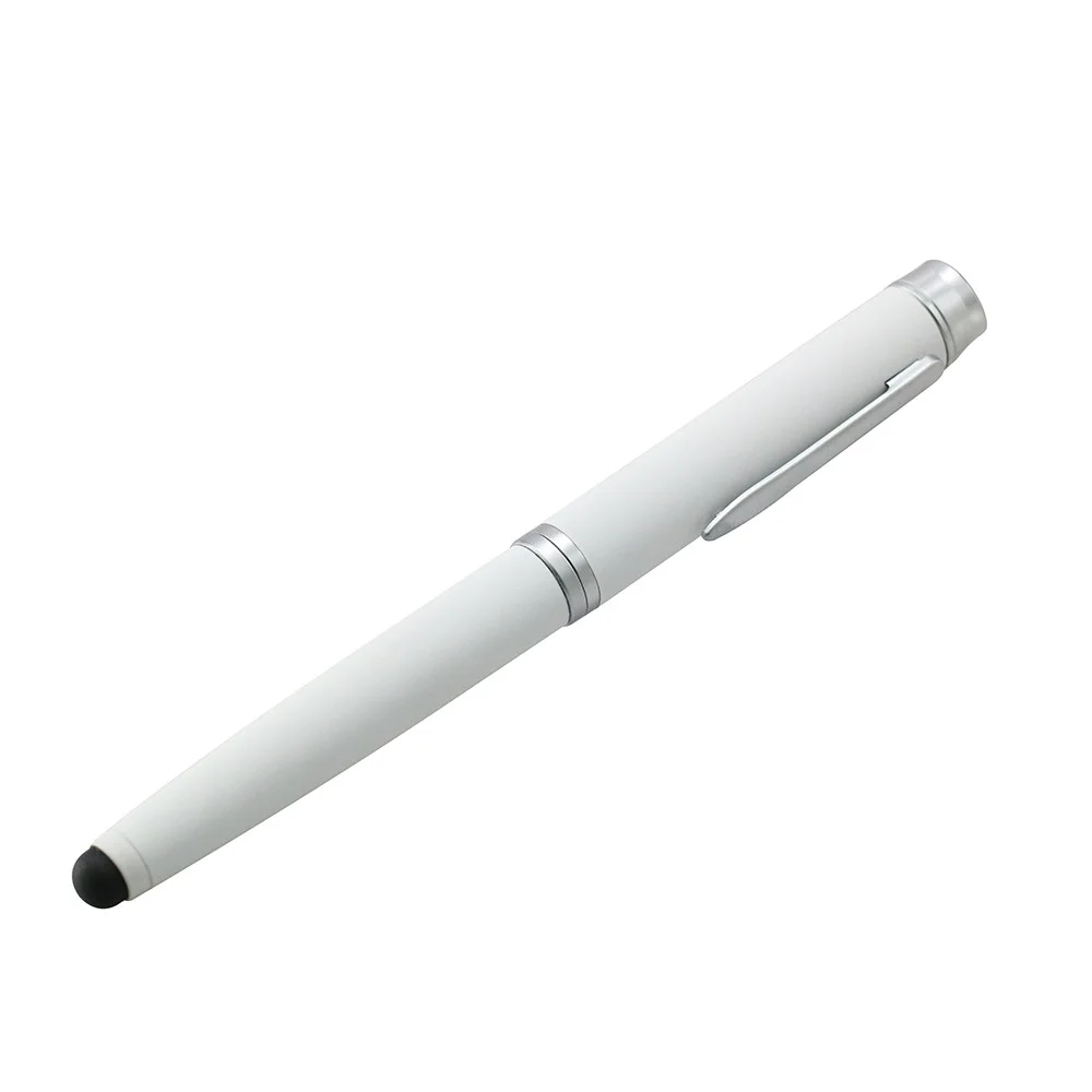 Флешка Металлическая Ручка Стилус Актис Pen Stylus Actis R241 белый 128 Гб - фото 5