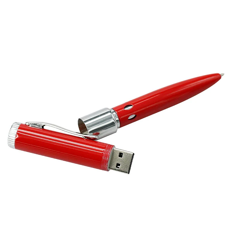 Флешка Металлическая Ручка Порос Poros Pen R246 красный 2 Гб - фото 4