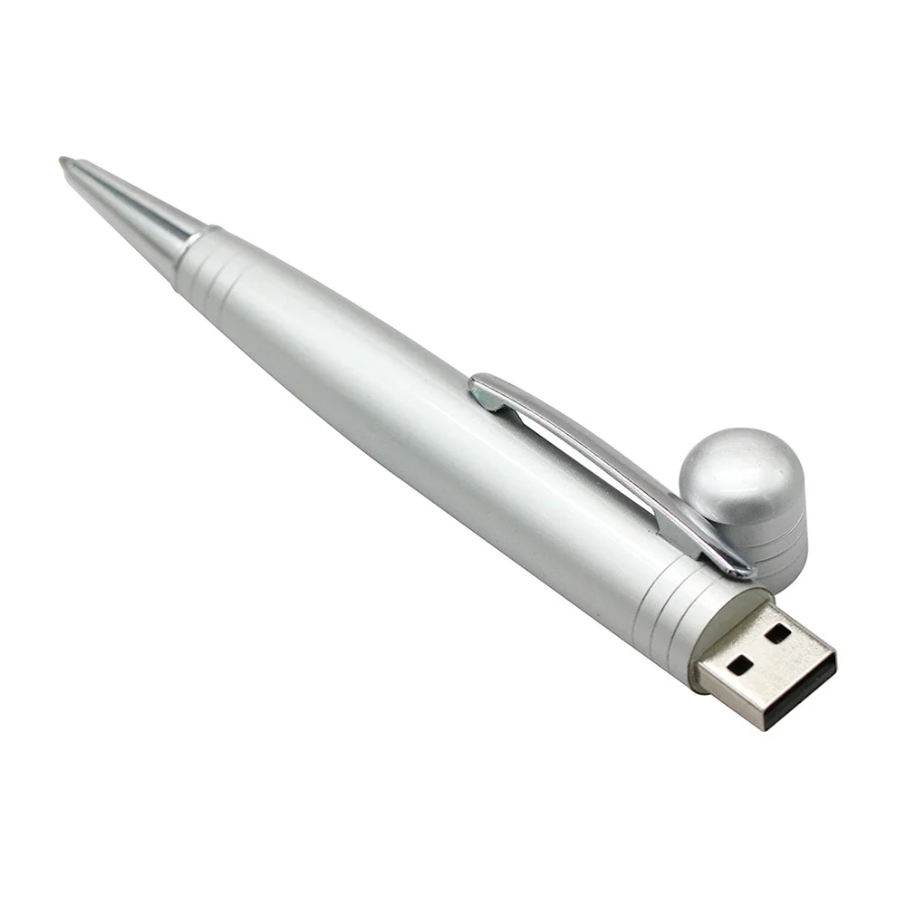 Флешка Металлическая Ручка Репто Repto Pen R247 серебряный 32 Гб - фото 10