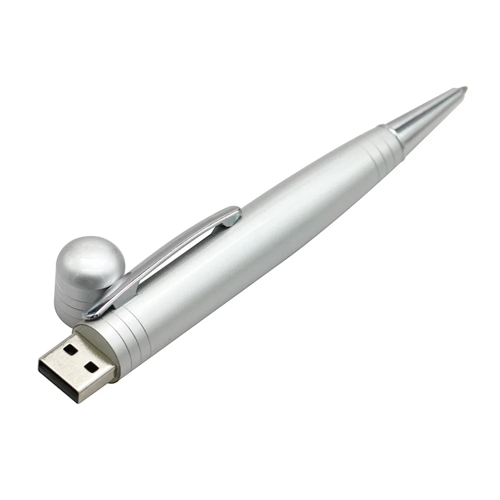Флешка Металлическая Ручка Репто Repto Pen R247 серебряный 2 Гб - фото 5