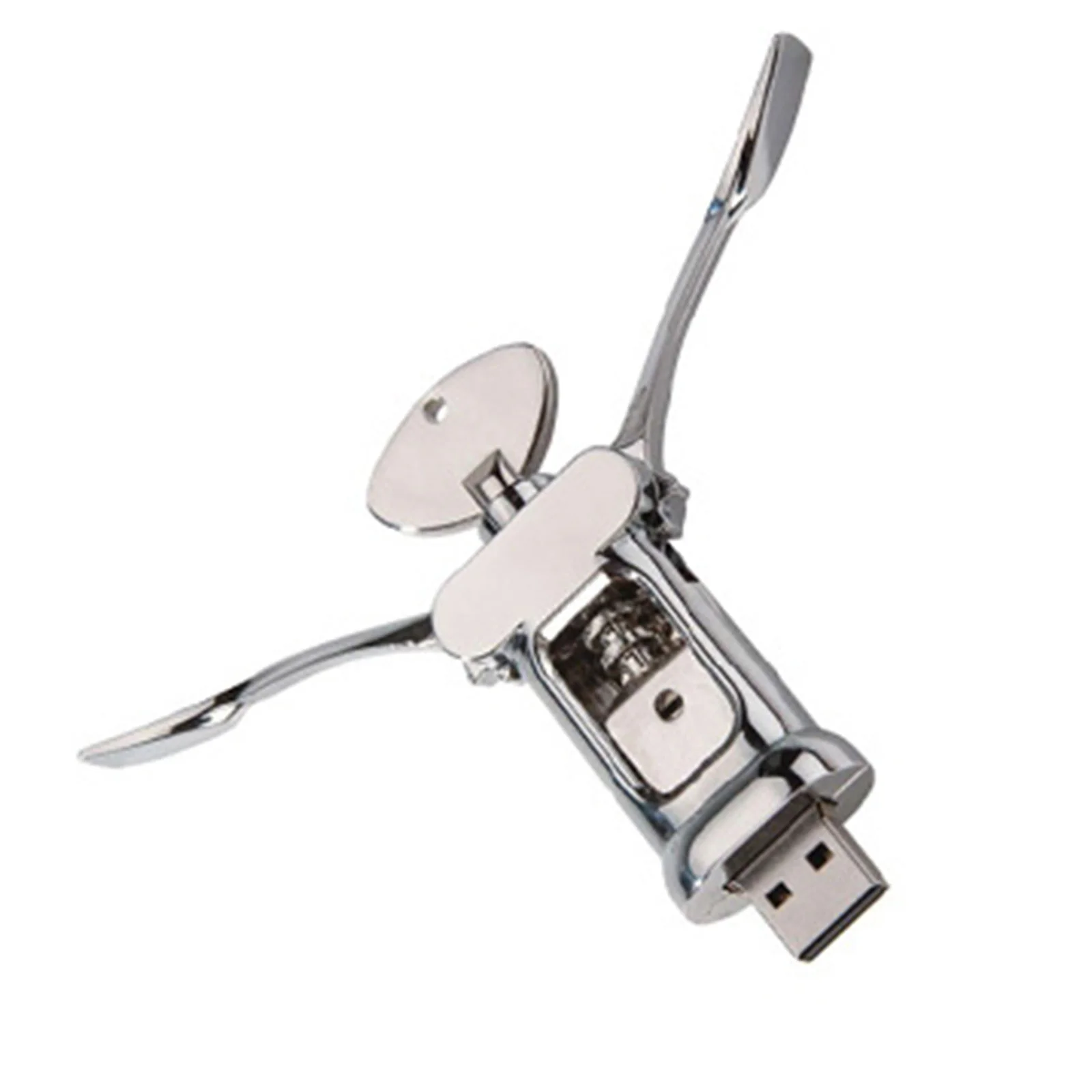Флешка Металлическая Штопор Corkscrew R250 серебристый 64 Гб - фото 3