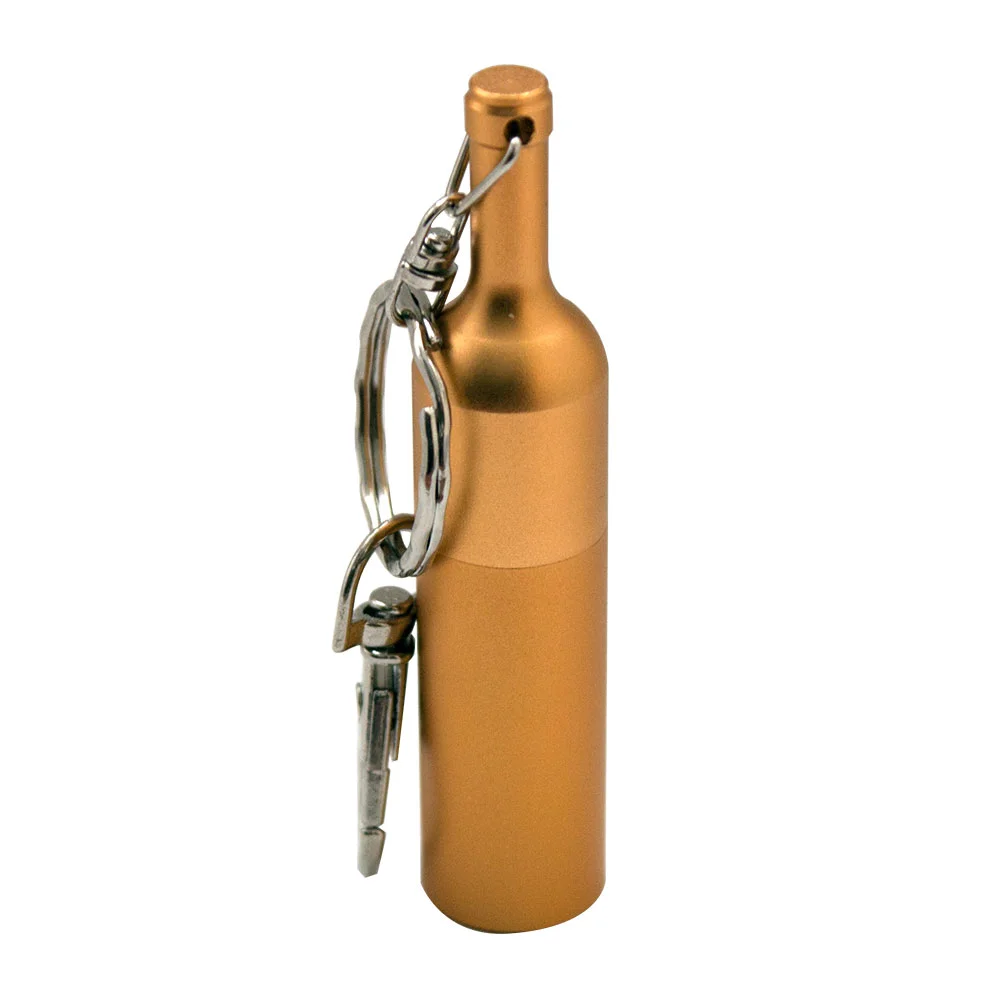 Флешка Металлическая Бутылка вина \Bottle Wine\ R251 золотой 512 Гб