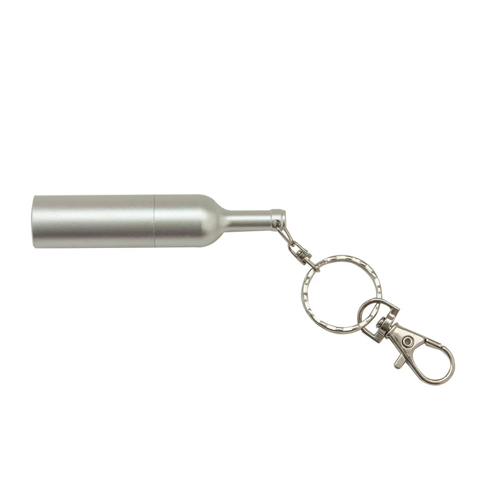 Флешка Металлическая Бутылка вина \Bottle Wine\ R251 серебряный 8 Гб - фото 5