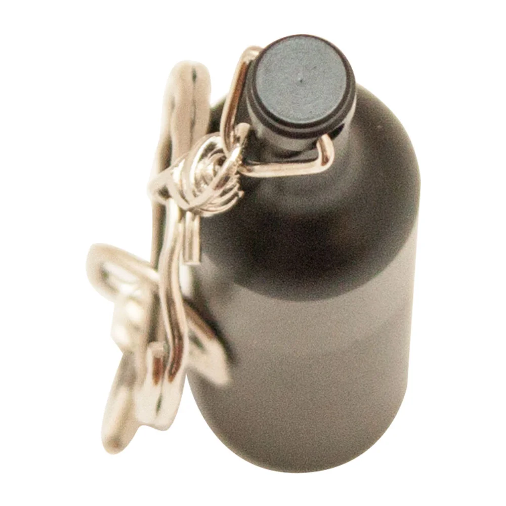 Флешка Металлическая Бутылка вина Bottle Wine R251 черный 8 Гб - фото 4