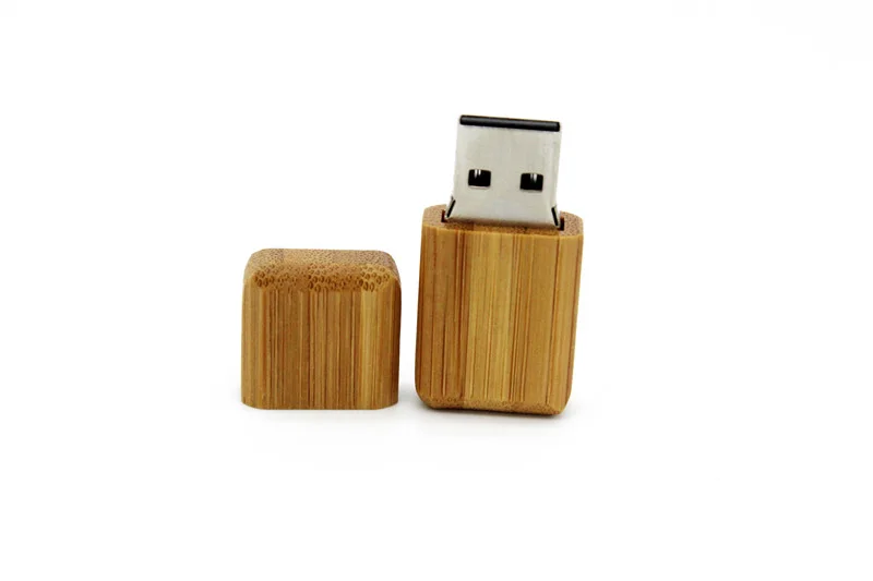 Флешка Деревянная Дендрон Dendron F262 бежевая 8 Гб - фото 4