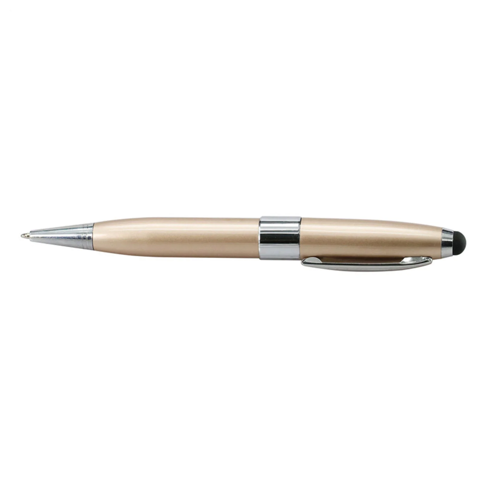Флешка Металлическая Ручка Стилус OTG Pen Stylus R266 золотистый 32 Гб - фото 6