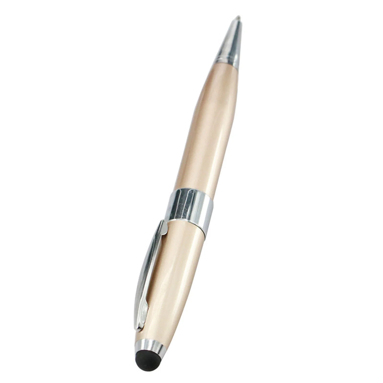 Флешка Металлическая Ручка Стилус OTG Pen Stylus R266 золотистый 256 Гб - фото 8