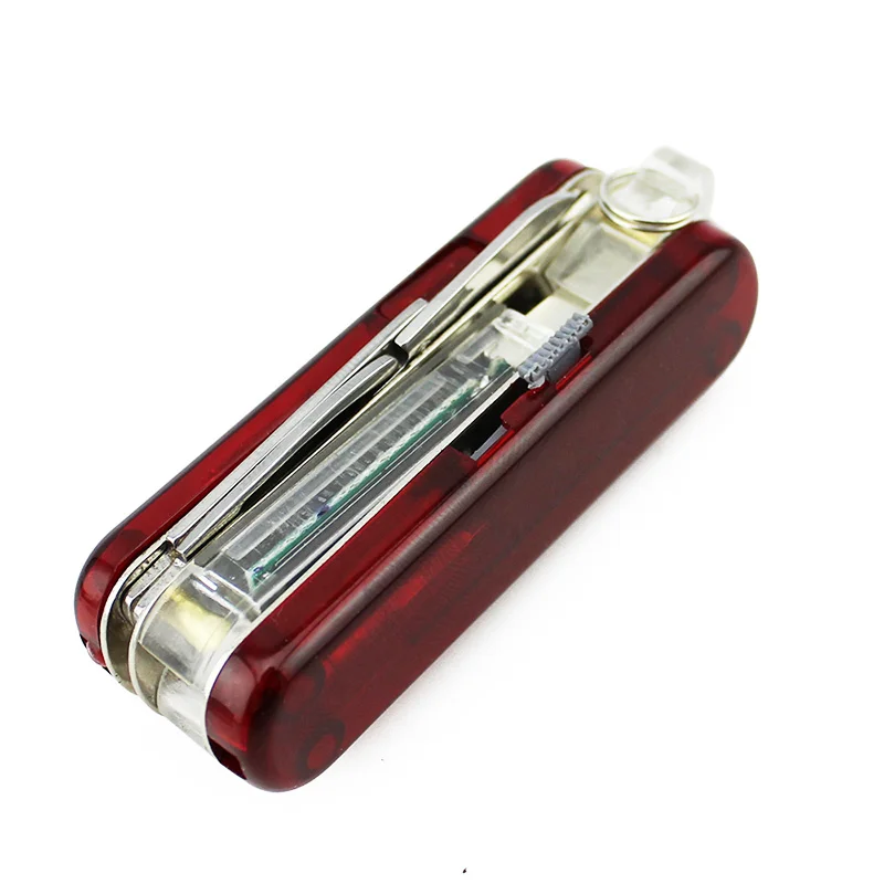 Флешка Пластиковая Швейцарский Нож Swiss Knife S268 красная 32 Гб - фото 3