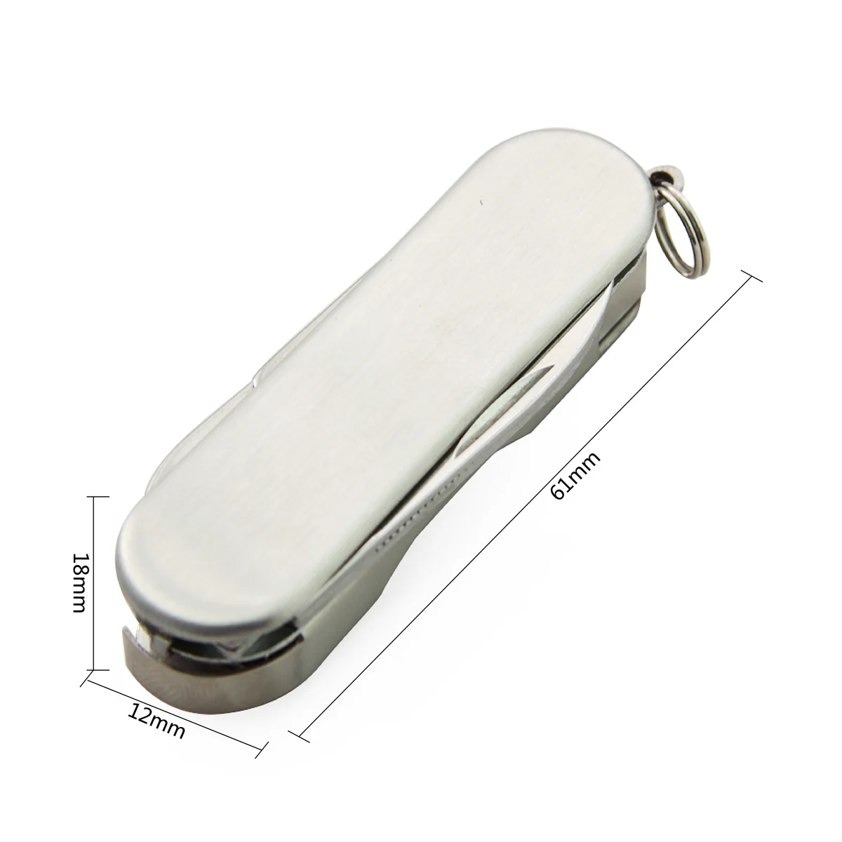 Флешка Металлическая Многофункциональный Нож Multi-Functional Knife R269 серебряный 16 Гб - фото 2
