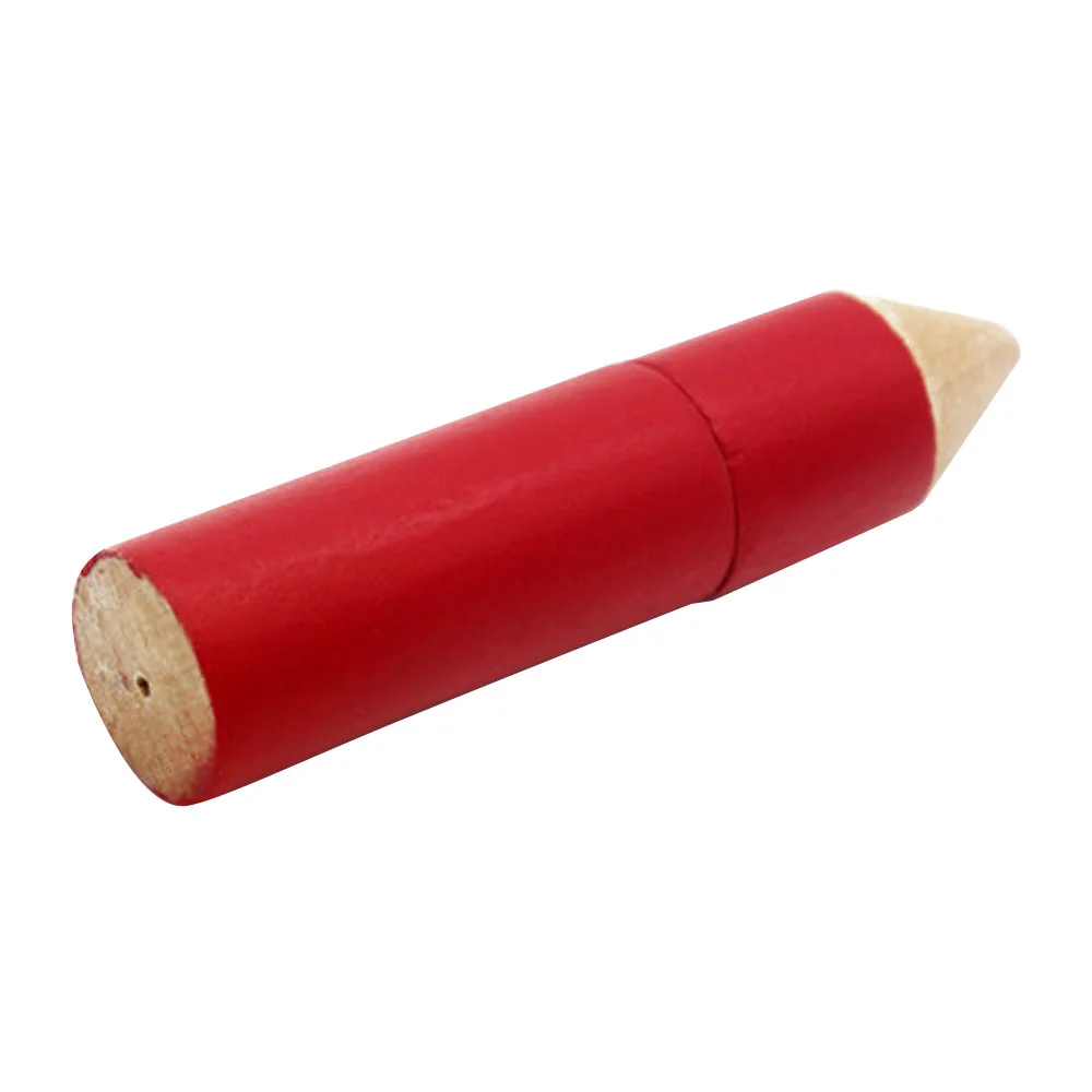 Флешка Деревянный Карандаш Pencil Wood F272 красный 2 Гб - фото 3