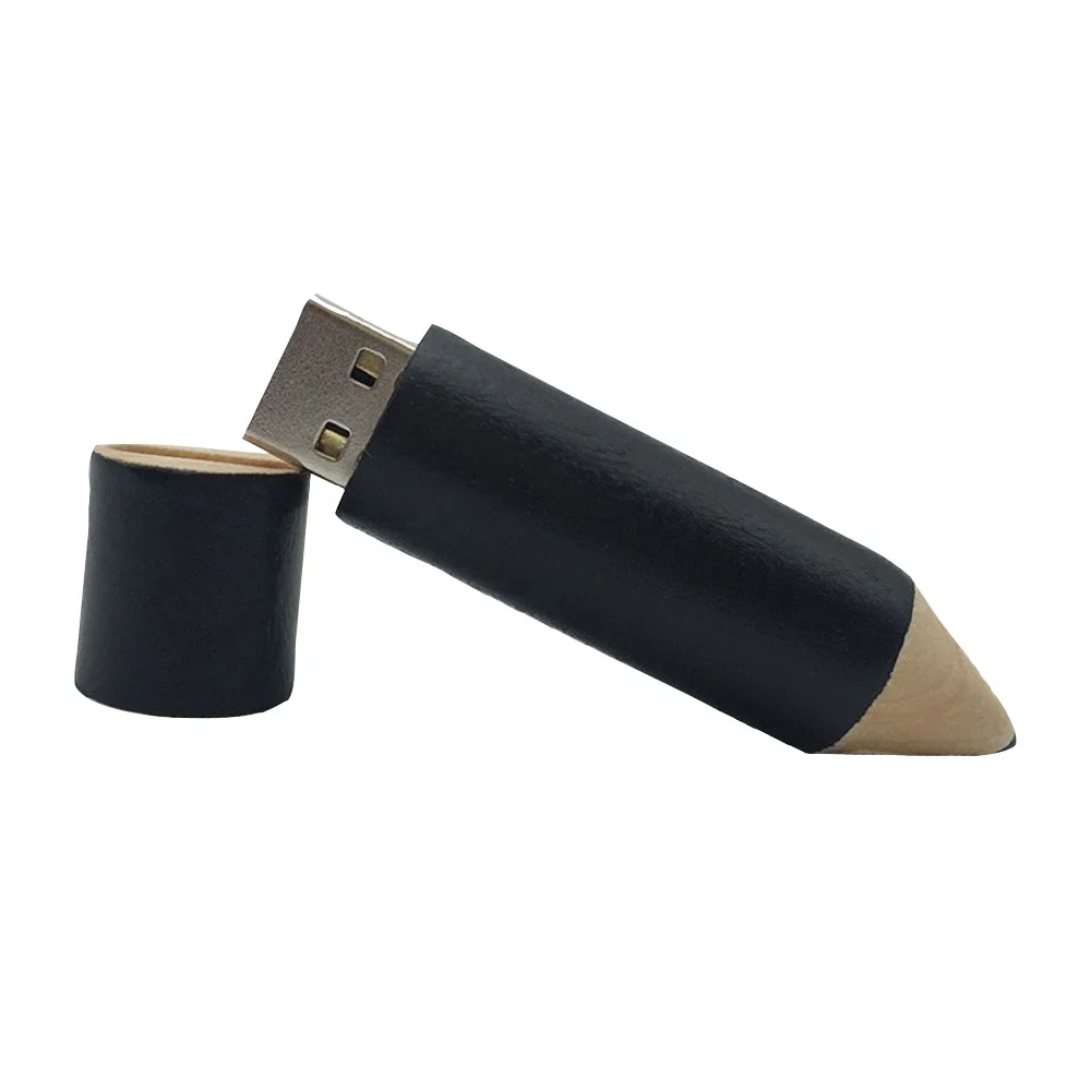 Флешка Деревянный Карандаш Pencil Wood F272 черный 8 Гб - фото 7