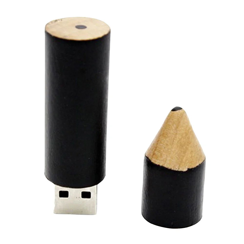 Флешка Деревянный Карандаш Pencil Wood F272 черный 2 Гб - фото 8